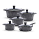 10PCS Non-Stick Granite Cookware Set with Induction Bottom | Premium Cookware Set UAE