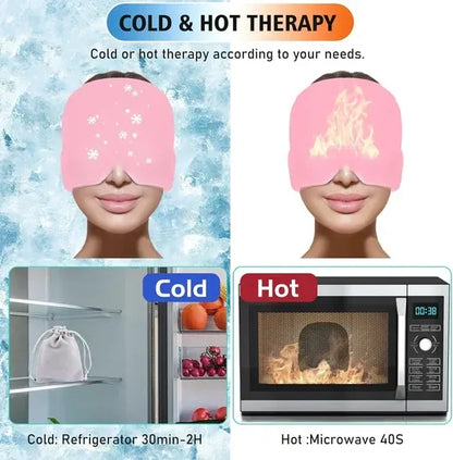 Migraine Relief Cap – Hot & Cold Therapy Headache Relief Cap