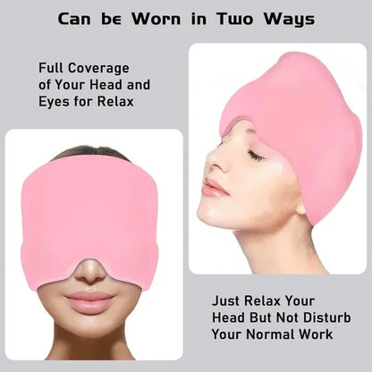 Migraine Relief Cap – Hot & Cold Therapy Headache Relief Cap