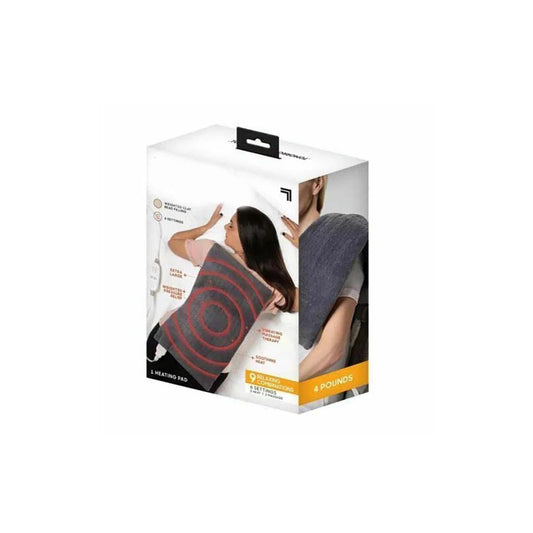 Sharper Image Weighted Heating Pad with Massage – 6 Settings